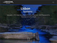 Tablet Screenshot of lisboncreek.com